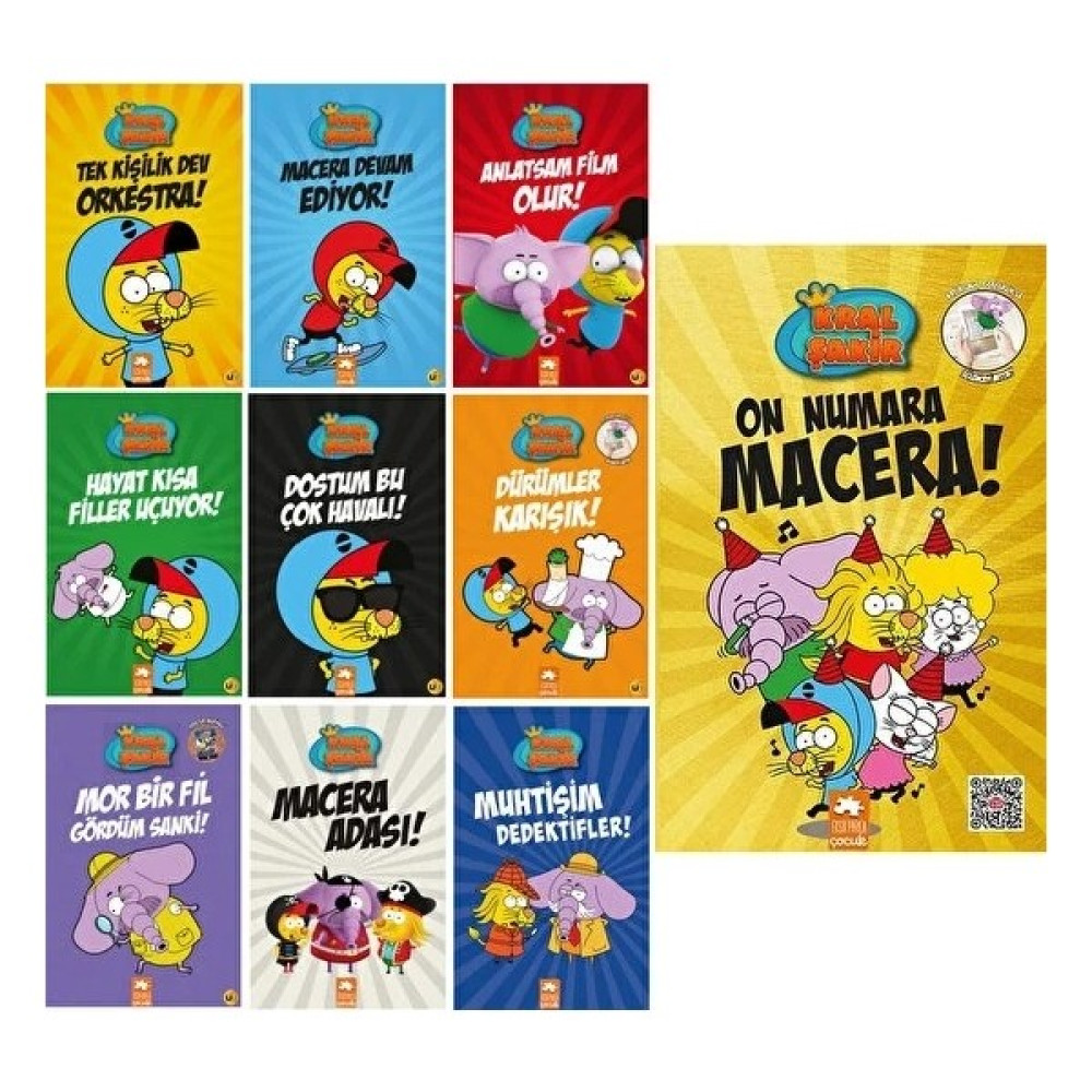 Kral Şakir 13 Kitap Set (Ciltli) - Varol Yaşaroğlu Çocuk Roman Fiyatı
