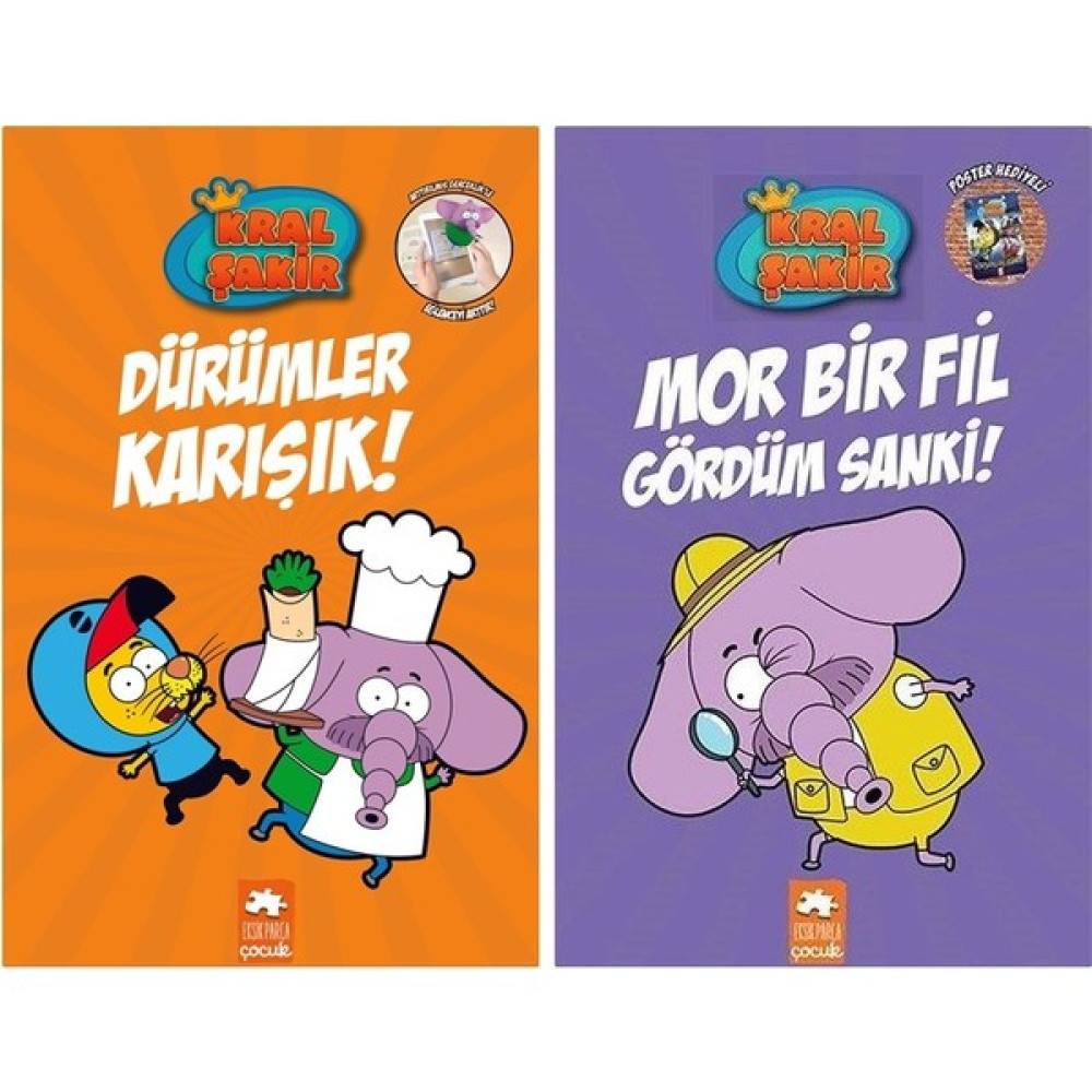 Kral Şakir 6 & 7 Set - Dürümler Karışık & Mor Bir Fil Gördüm Sank Çocuk Klasikleri Fiyatı