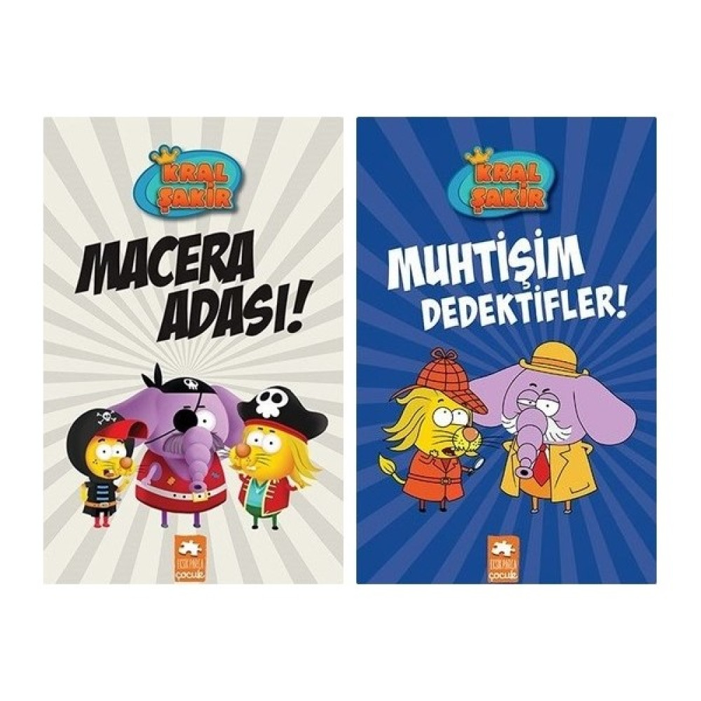 Kral Şakir 8 & 9 Set - Macera Adası & Muhtişim Dedektifler Çocuk Roman Fiyatı