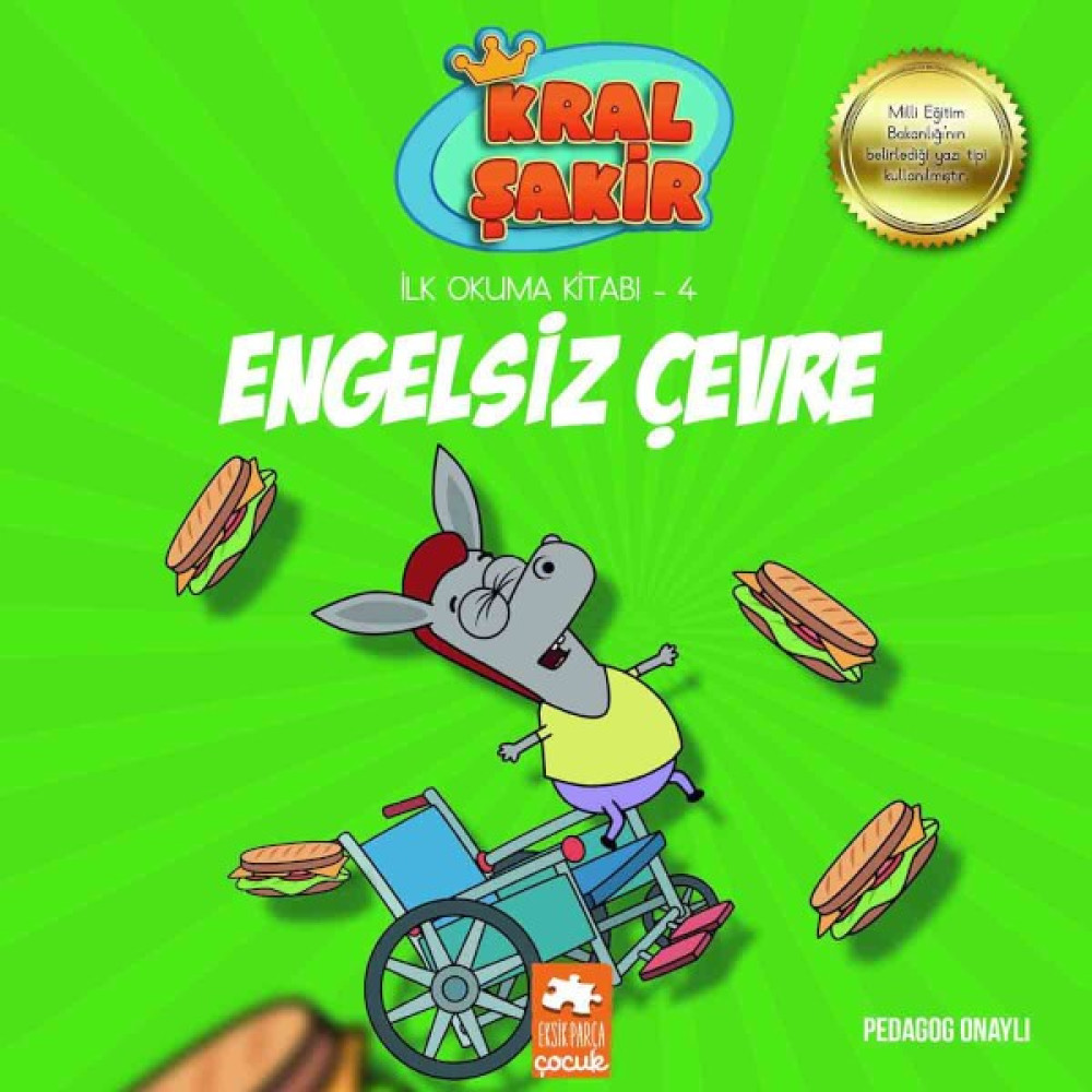 Kral Şakir İlk Okuma Kitabı 4: Engelsiz Çevre (Pedagog Onaylı) - Varol Yaşaroğlu Çocuk Öykü Fiyatı