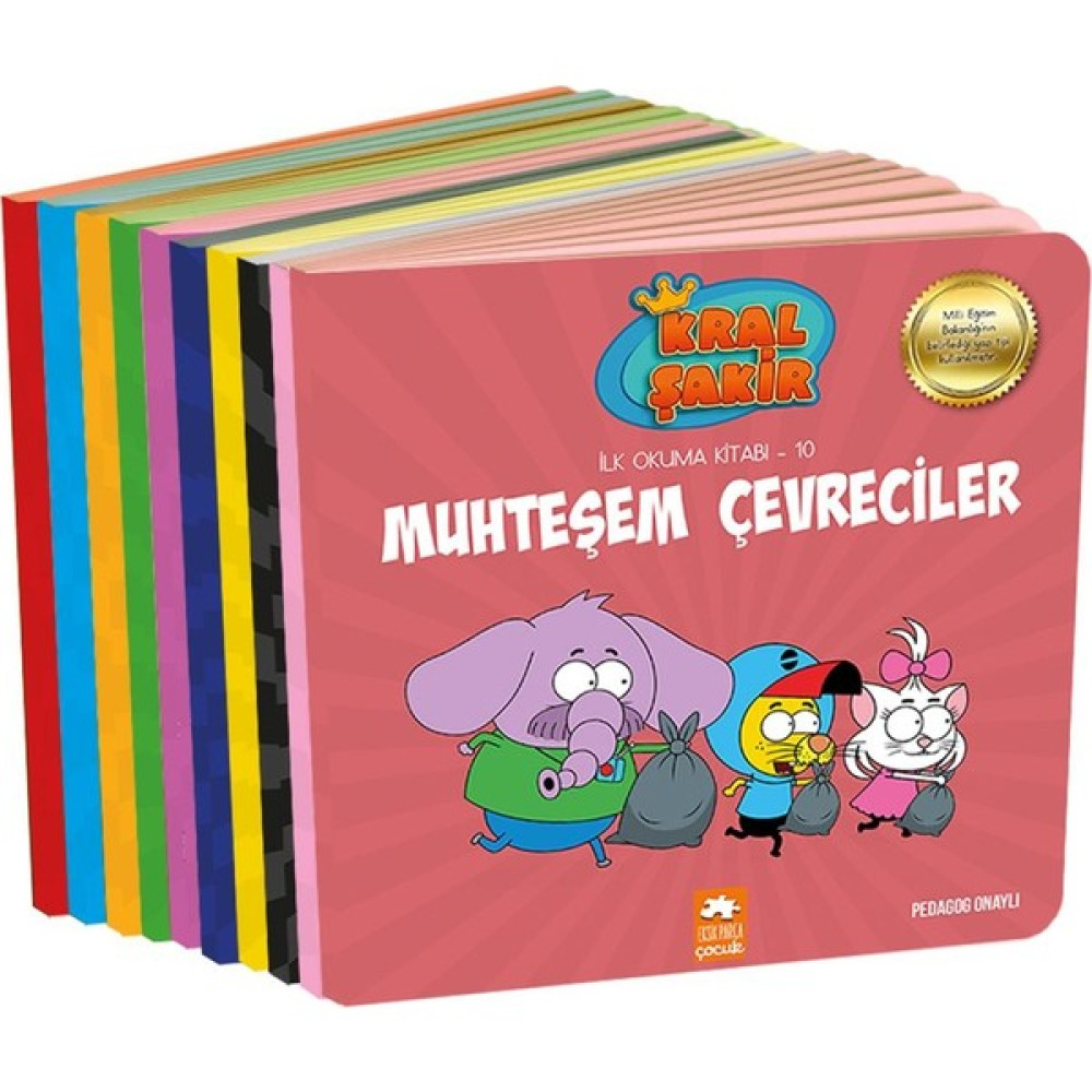 Kral Şakir İlk Okuma Kitapları: 10 Kitap Takım (Pedagog Onaylı) - Varol Yaşaroğlu Çocuk Öykü Fiyatı