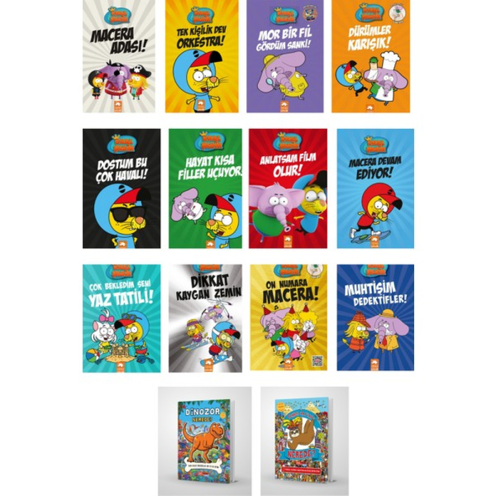 Kral Şakir Serisi Seti -12 Kitap/dinozor Nerede-Tembel Hayvan Nerede Hediyeli Çocuk Masal Fiyatı