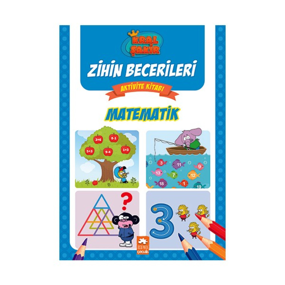Kral Şakir Zihin Becerileri Aktivite Kitabı Matematik - Varol Yaşaroğlu Zihinsel Gelişim Kitapları Fiyatı
