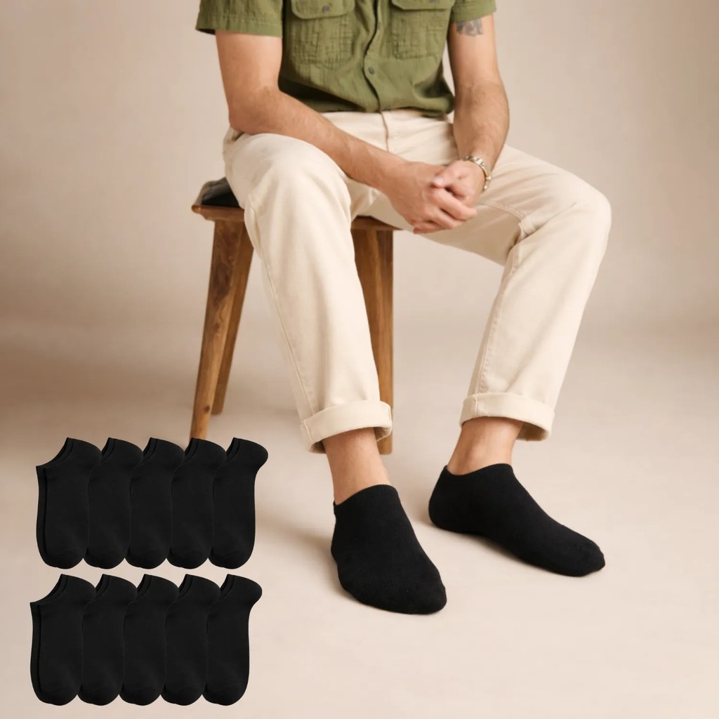 Kral Socks Ekonomik Bilek Boy Patik Çorap Düz Desen Yıkamalı Pamuklu 10 Çift Diğer Fiyatı