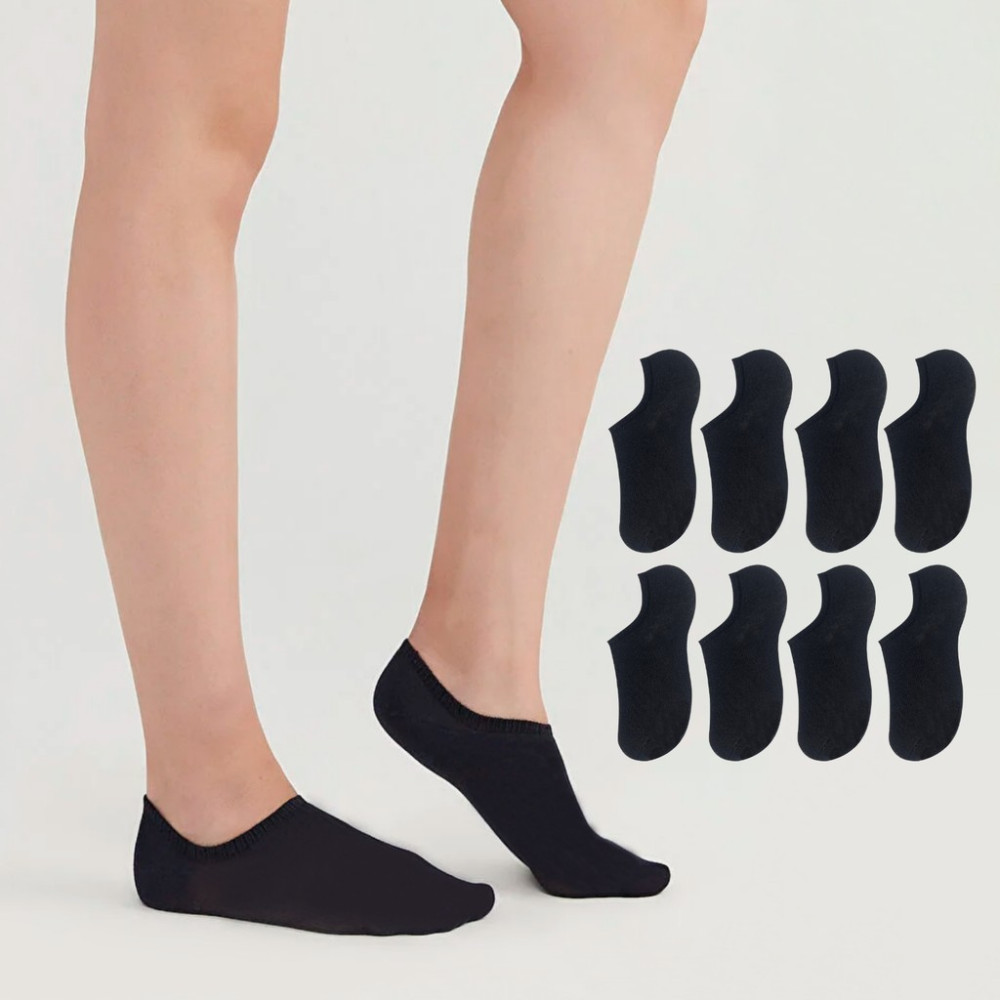 Kral Socks Kadın - Erkek (8 Li - 8 Çift) Pamuklu Terletmez Yazlık Görünmez Çorap Seti Soket Çorap Fiyatı