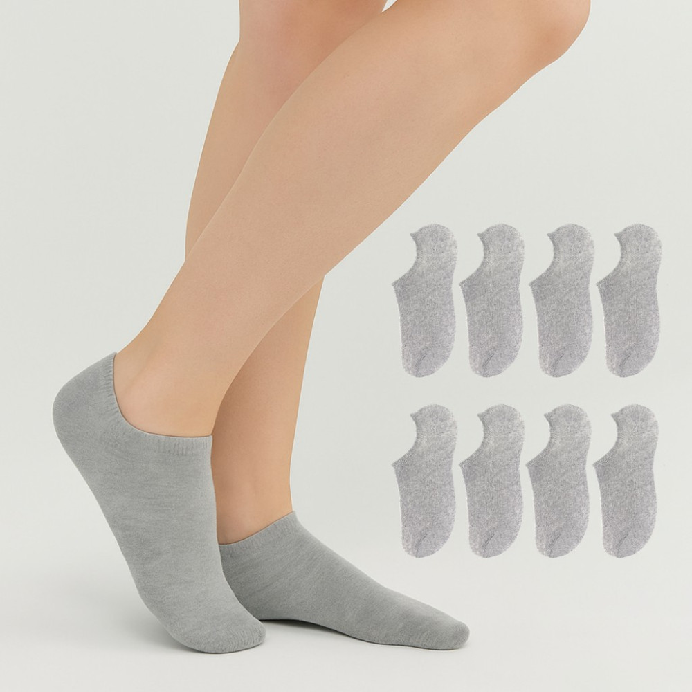 Kral Socks Kadın - Erkek (8 Li - 8 Çift) Pamuklu Terletmez Yazlık Görünmez Çorap Seti Soket Çorap Fiyatı
