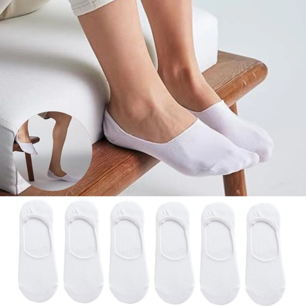 Kral Socks Kadın - Erkek Düz Desen (6 Çift) Pamuklu Terletmez Babet Çorap Soket Çorap Fiyatı