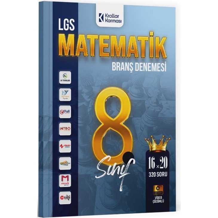 Krallar Karması 8. Sınıf Lgs Matematik 16 x 20 Branş Denemeleri Matematik Fiyatı