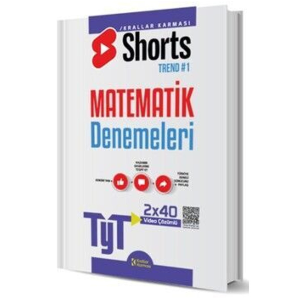 Krallar Karması Tyt Matematik 2 X 40 Shorts Deneme Ders Sınav Kitapları Fiyatı