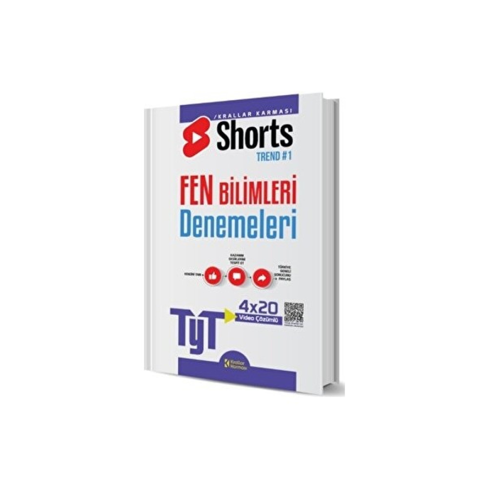 Krallar Karması TYT Shorts 4X20 Fen Bilimleri Denemeleri Krallar Karması Temel Yeterlilik Testi (TYT) Fiyatı