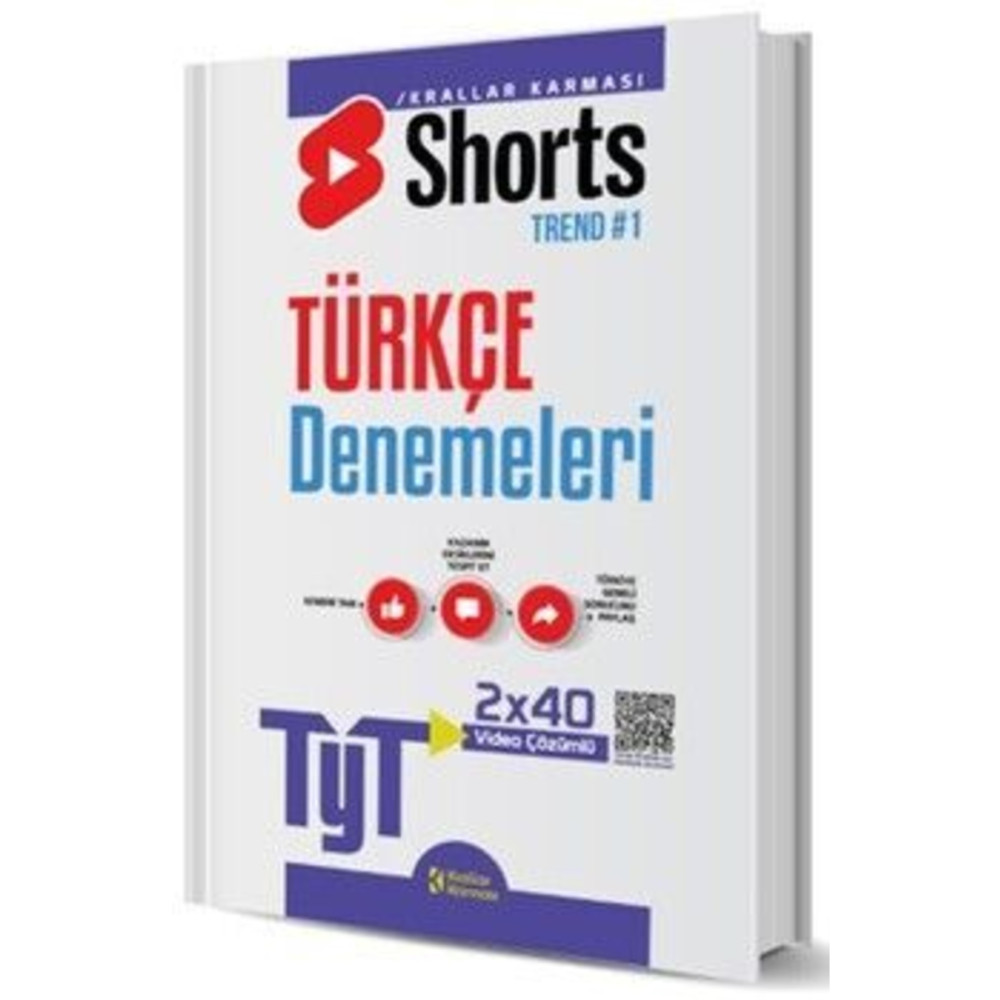 Krallar Karması Tyt Türkçe 2 X 40 Shorts Deneme Ders Sınav Kitapları Fiyatı