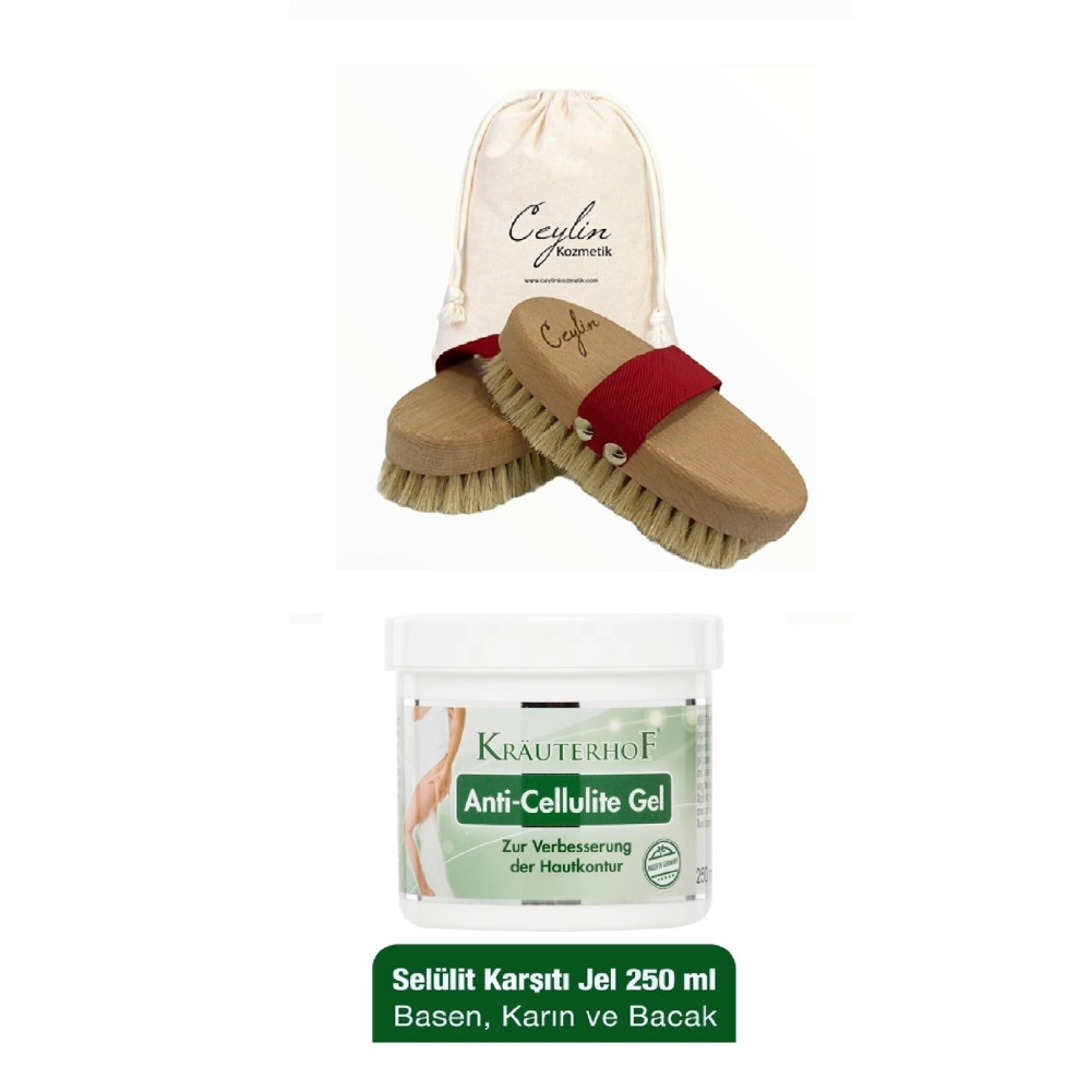 Krauterhof Ceylin Selülit Karşıtı Doğal At Kılı Fırçası + Anti-cellulite Selülit Jeli 250 Ml Selülit Önleyici ve Gidericiler Fiyatı