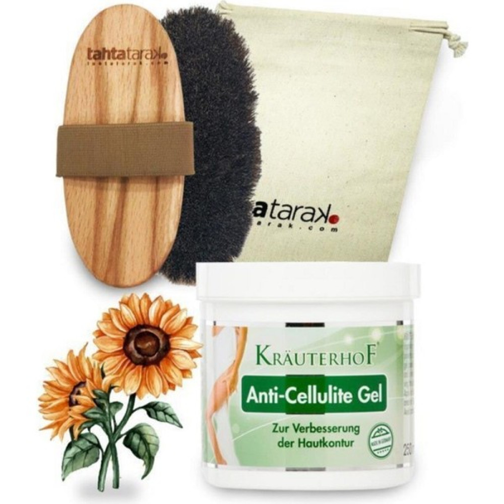 Krauterhof Doğal At Kılı Fırçası + Anti-Cellulite Jeli 250 ml Vücut Sıkılaştırıcı ve İncelticiler Fiyatı