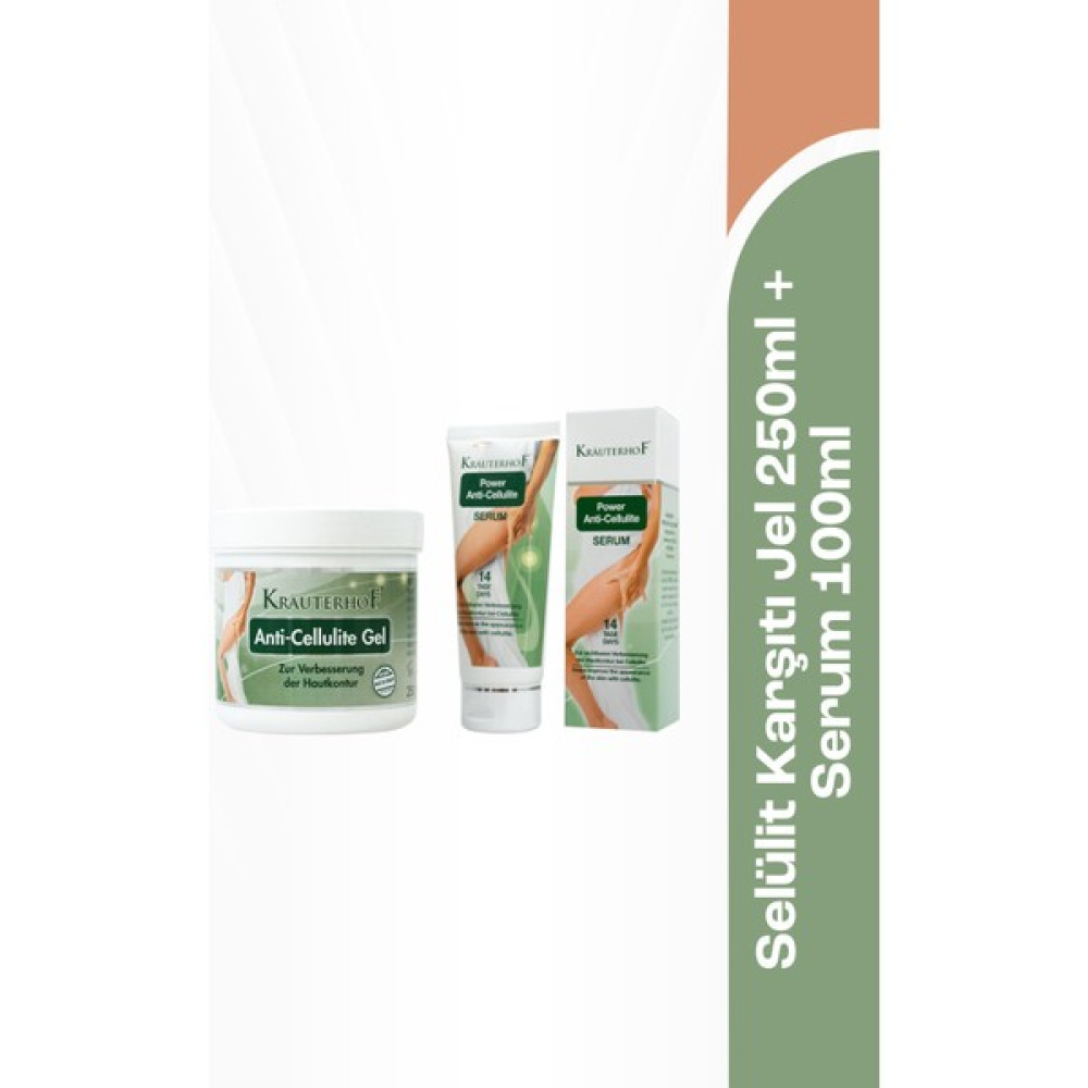 Krauterhof Jel 250 ml + Krauterhof Serum 100 ml Vücut Sıkılaştırıcı ve İncelticiler Fiyatı