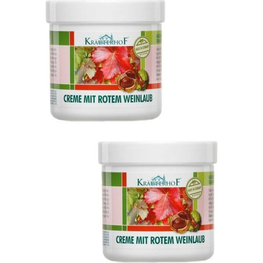 Krauterhof Kırmızı Asma Yaprağı Bacak Kremi 250 Ml X2 Nemlendiriciler Fiyatı