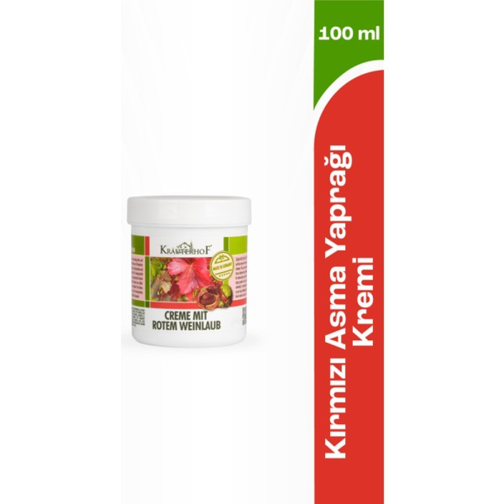 Krauterhof Kırmızı Asma Yaprağı Kremi 100 ml Ayak Bakımı Fiyatı