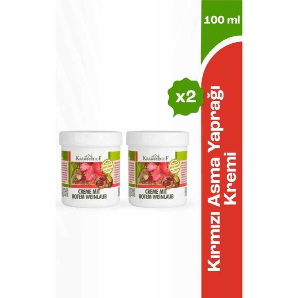 Krauterhof Kırmızı Asma Yaprağı Kremi 100 ml X2 Adet Ayak Bakımı Fiyatı