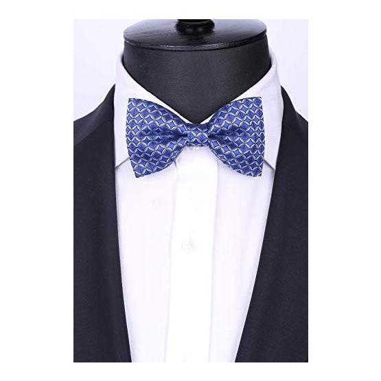 Kravatkolik P121 Motif Desen Mavi Papyon