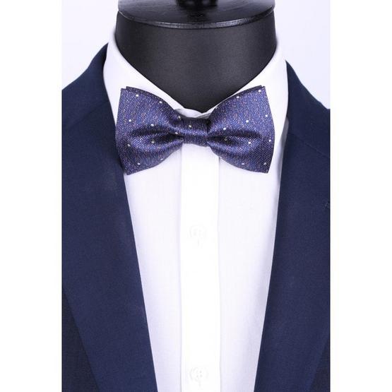 Kravatkolik P217 Puantiye Desen Lacivert Papyon