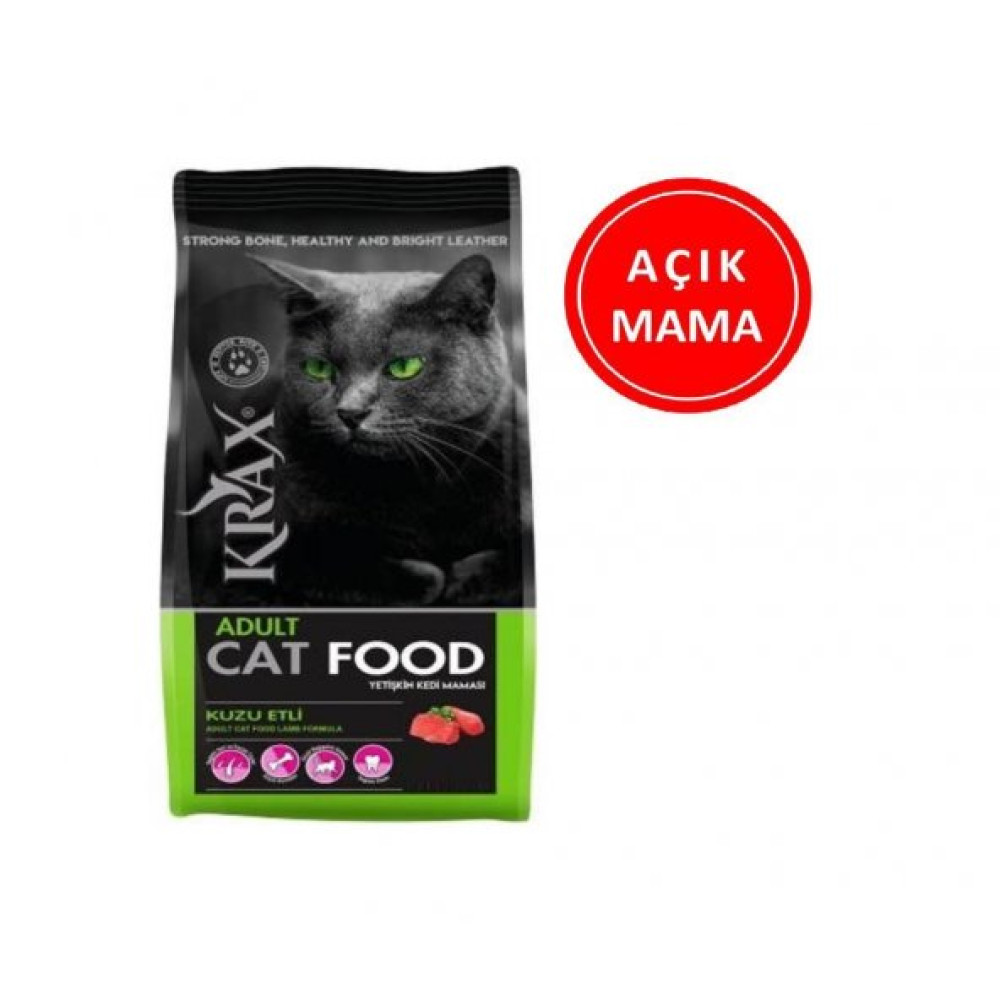 Krax Kuzu Etli Kedi Mamasi 1 Kg Acık Evcil Hayvan Ürünleri Fiyatı