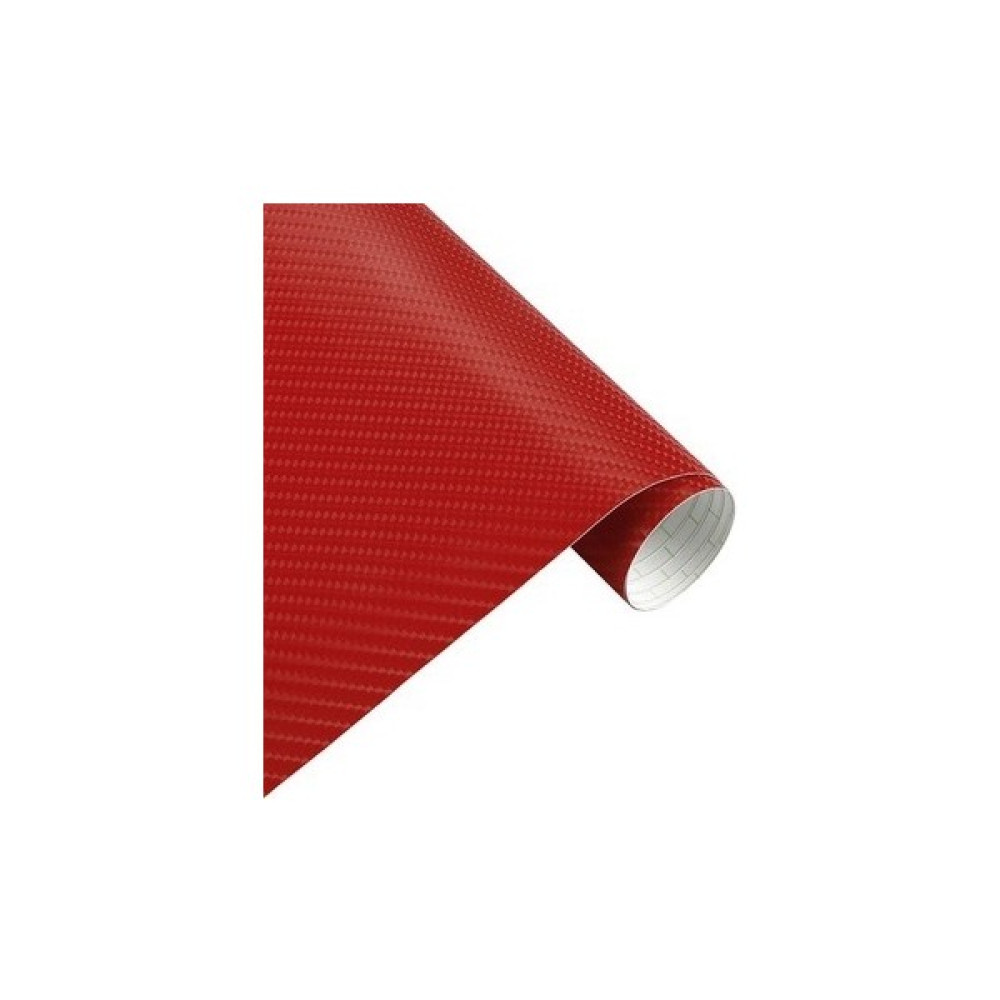 KRC Display Karbon Folyo 3D Yapışkanlı Kaplama Folyosu Tüm Renkler 152 cm x 1 mt - Kırmızı Oto Boyaları Fiyatı