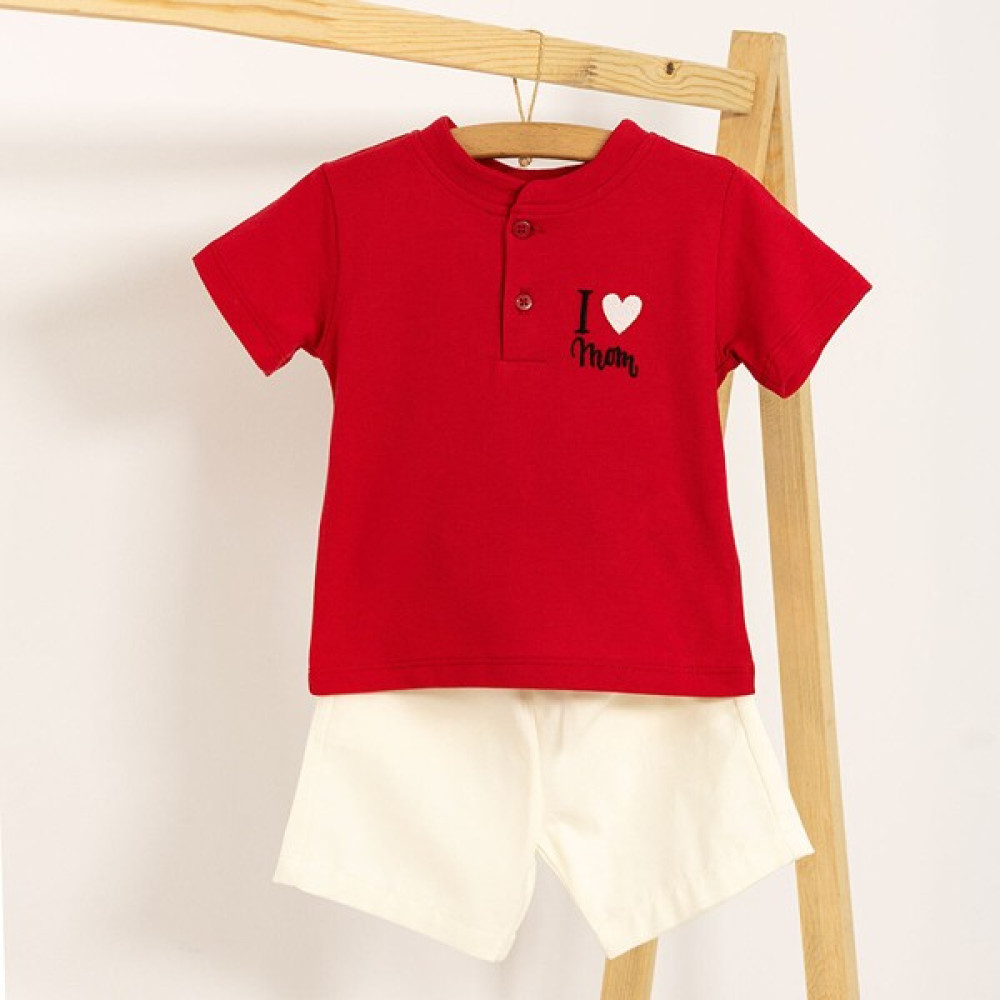 Krenn Basic Tshirt-Şort Erkek Bebek Bebek Şort Fiyatı