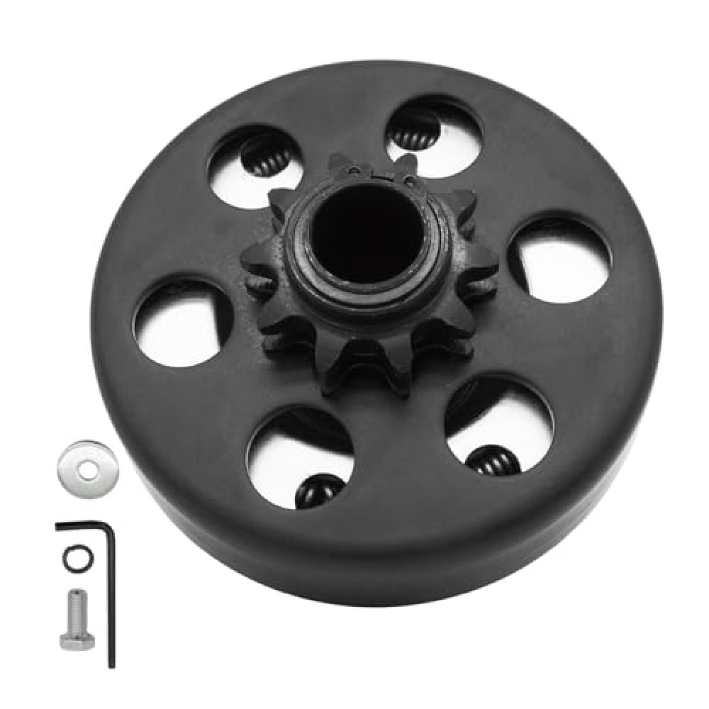 KRGUOD centrifugal Clutch, Go Kart Clutch 3/4" Bore 10T for #40 41 420 Chain, Fit for Predator 212 Go Kart Minibike Baja Mini Bike MB165 MB200,Up to 6.5 HP.
