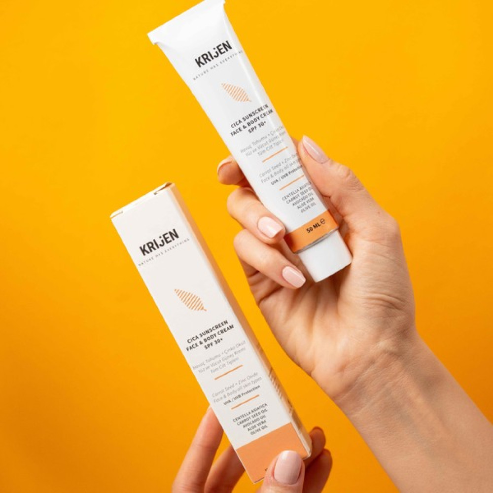 Krijen 30+ Spf Güneş Koruyucu Cıca Yüz ve Vücut Kremi 50 gr Güneş Kremleri ve Losyonları Fiyatı