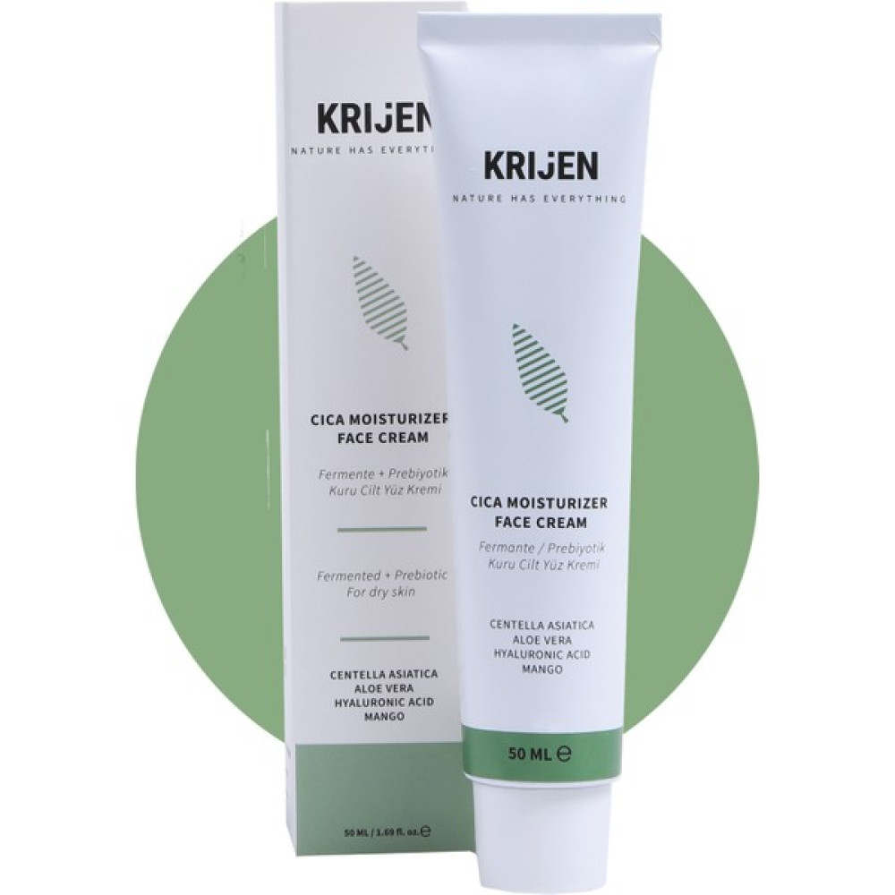 Krijen Cica + Aloe Vera Fermente Prebiyotik Kuru Cilt Yüz Kremi 50 gr Nemlendiriciler Fiyatı