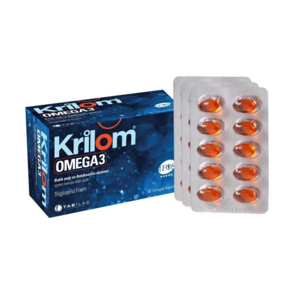 Krilom Omega-3 50 Yumusak Kapsul Kişisel Bakım Gereçleri Fiyatı