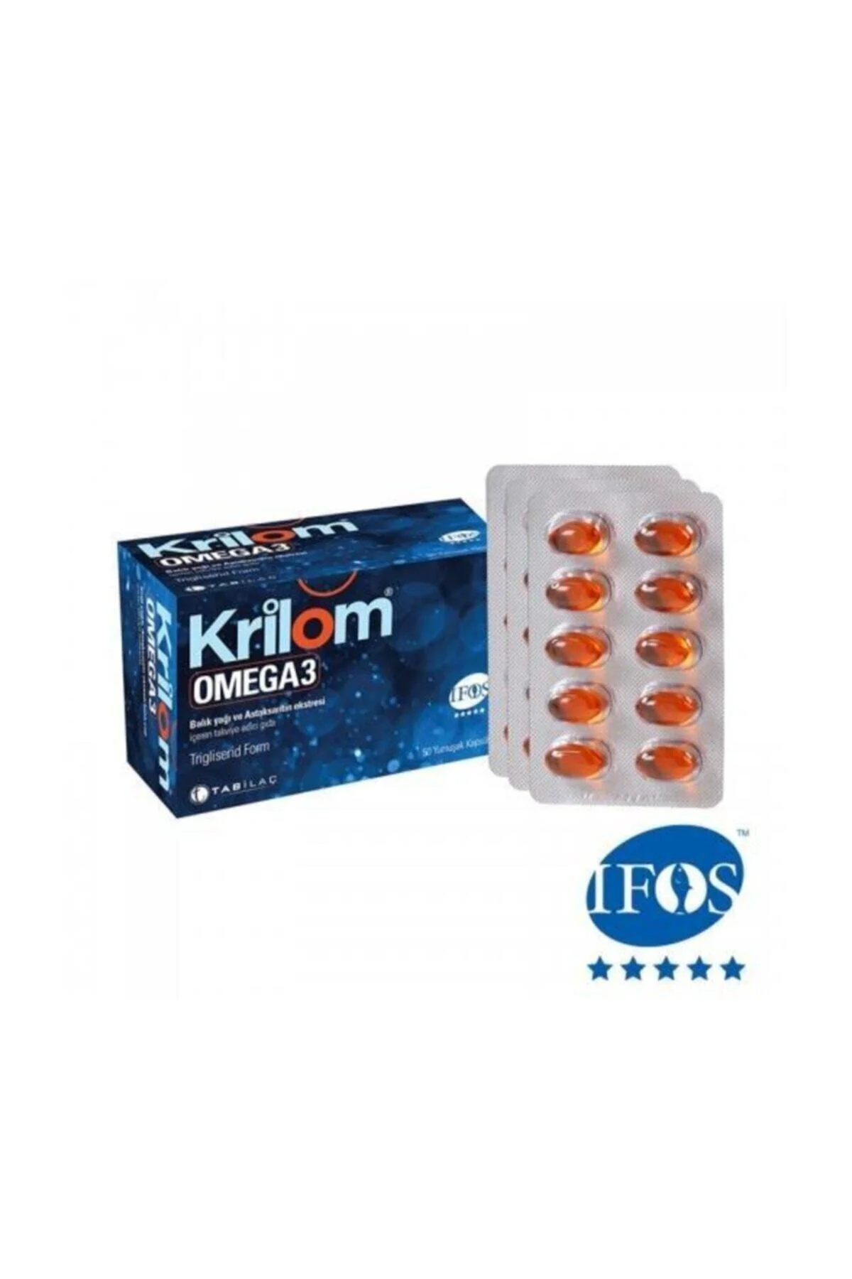 Krilom Omega 3 50 Yumuşak Kapsül" Sağlık / Diyet Fiyatı