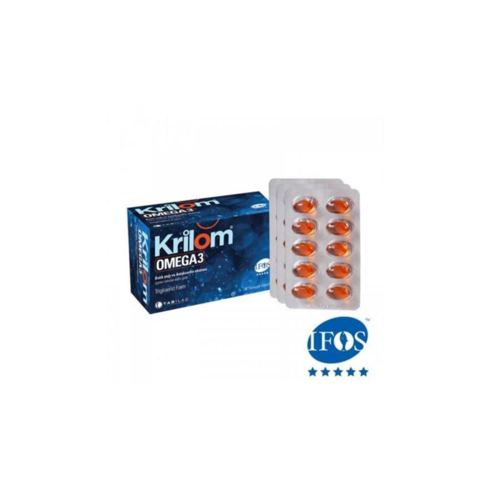 Krilom Omega 3 50 Yumuşak Kapsül Sağlık / Diyet Fiyatı