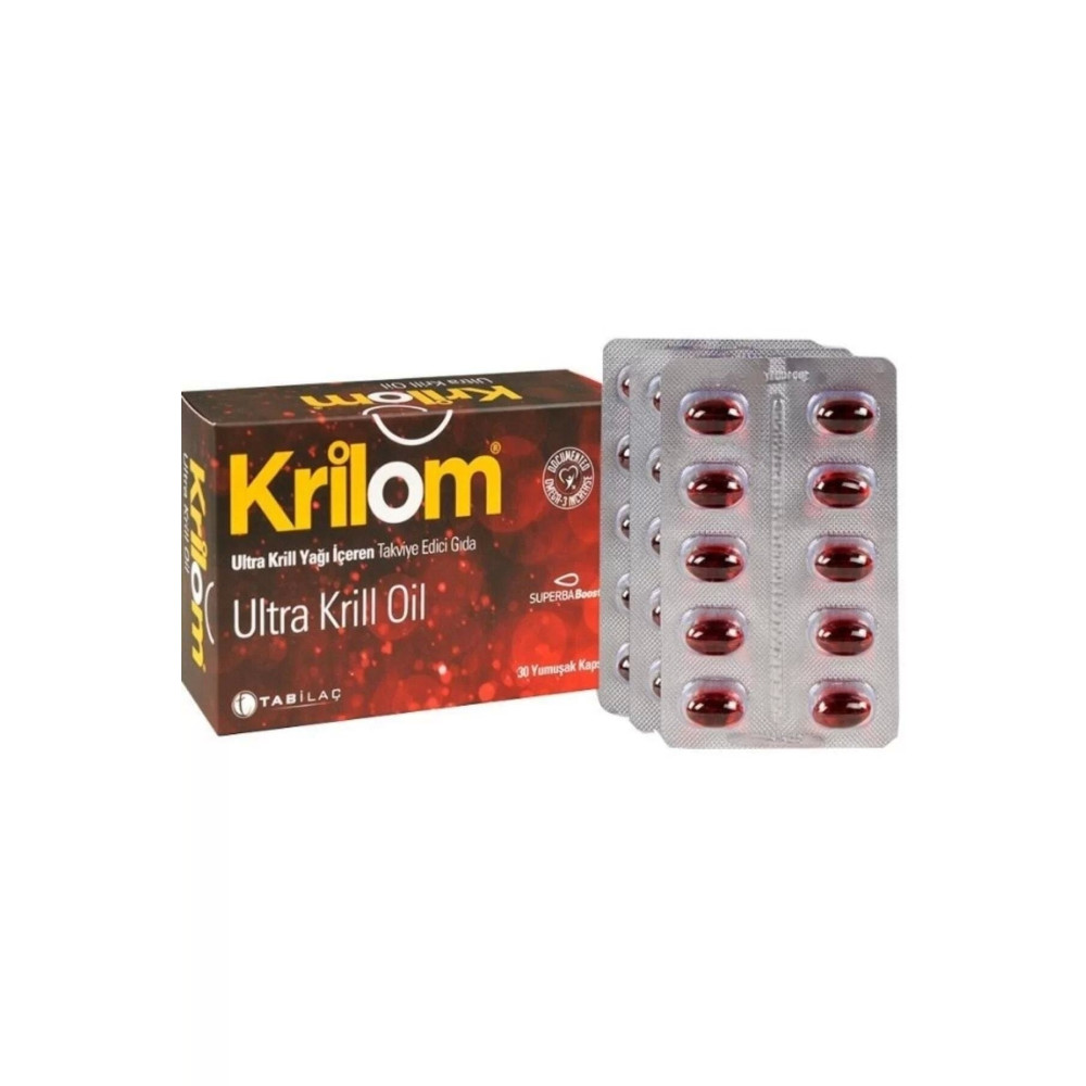 Krilom Ultra Krill Oil Takviye Edici Gıda 30 Yumuş Balık Yağı / Omega 3 - 6 - 9 Fiyatı