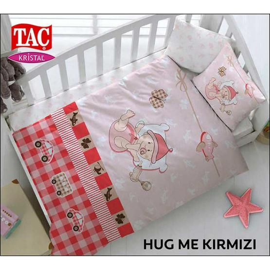 Kristal By Taç Hug Me Kırmızı Bebek Nevresim Takımı