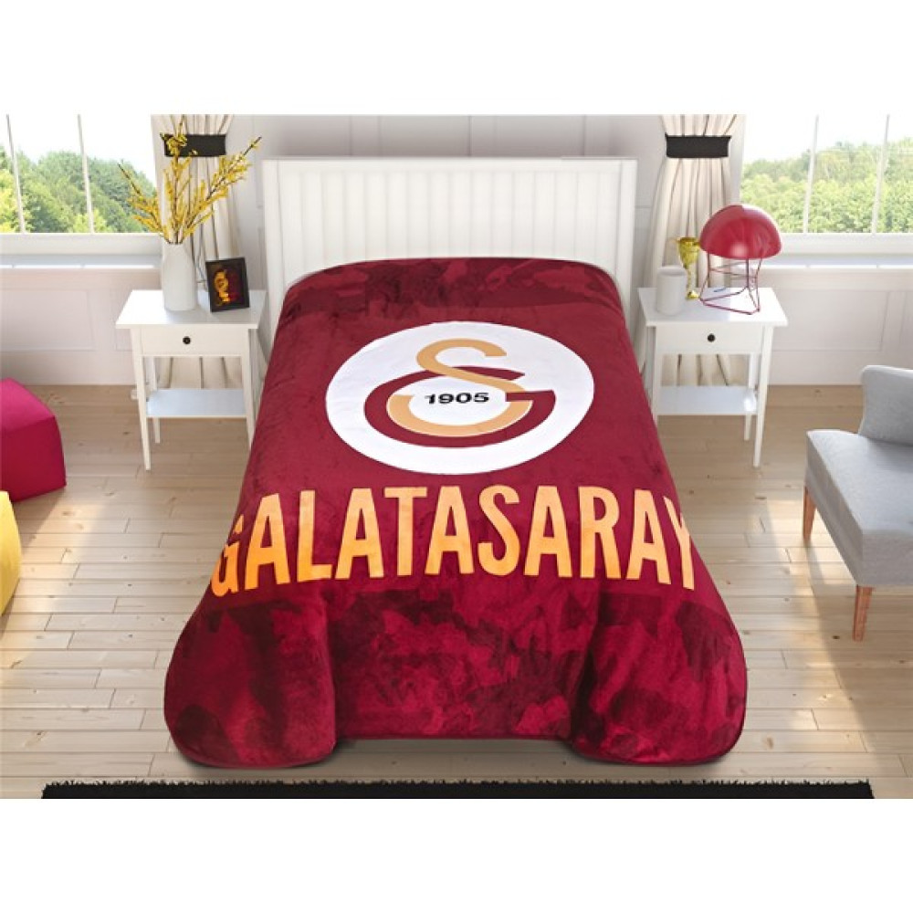 Kristal Galatasaray Fanatik Lisanslı Tek Kişilik Battaniye - Sarı - Kırmızı - 160 x 220 cm Battaniye Fiyatı