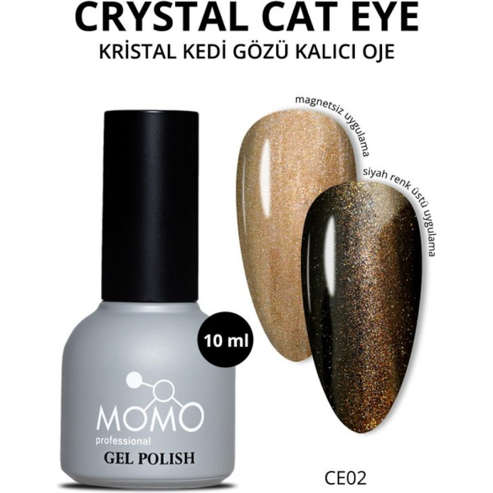 Kristal Kedi Gözü Kalıcı Oje CE02 10 ml Oje Fiyatı