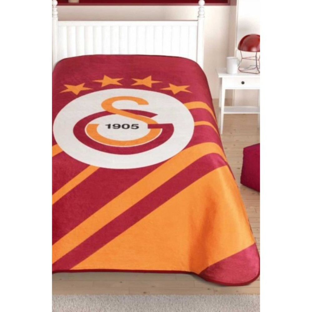 Kristal Lisanslı Battaniye Galatasaray Cross Logo 160X220 Battaniye Fiyatı