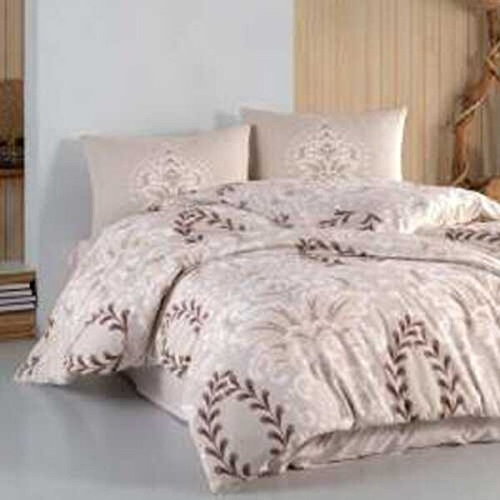 Kristal Ranforce Kapitoneli Nevresim Takımı Çift Kişilik Dört Mevsim Alaçatı Gül Kurusu - 220 x 230 cm Nevresim Takımı Fiyatı