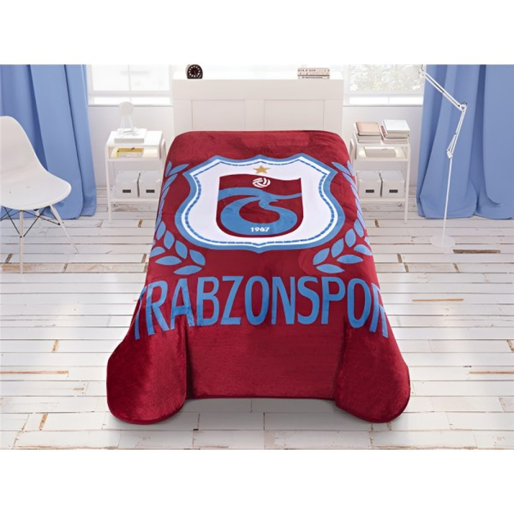 Kristal Trabzonspor Şampiyon Lisanslı Tek Kişilik Battaniye - Bordo - 160 x 220 cm Battaniye Fiyatı