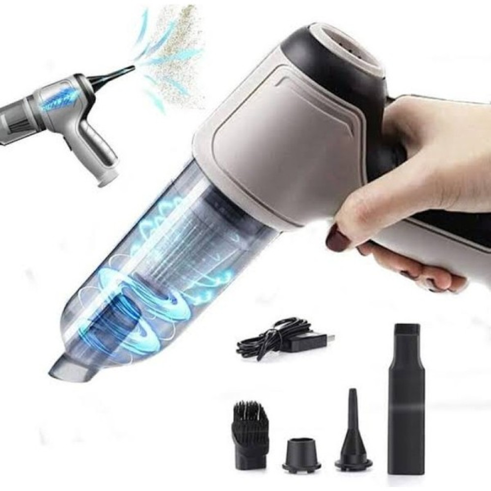 Krizantem Mini Süpürge 6645 9000PA Güçlü Emiş Üfleme Özellikli Ev ve Araç Kablosuz Şarjlı El Süpürgesi 500 - Karışık Çok Renkli Oto Bakım & Temizlik Ürünleri Fiyatı