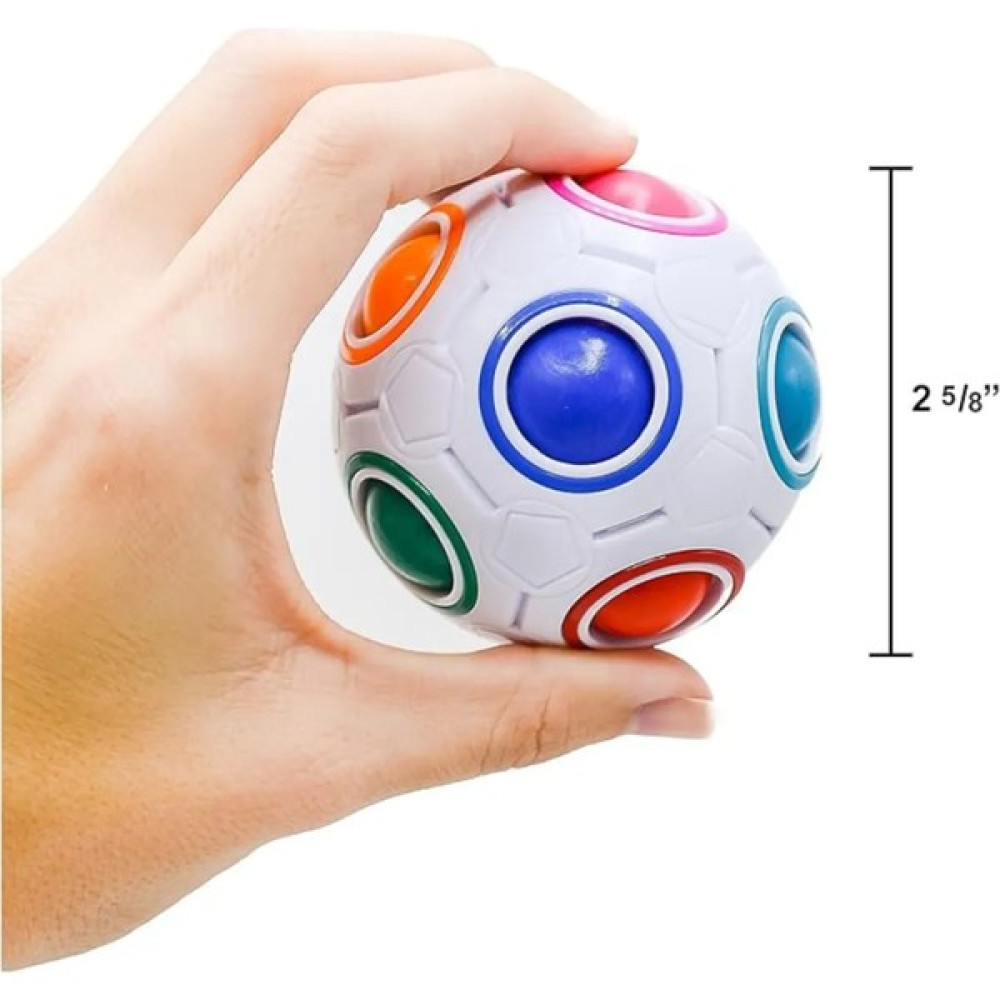 Krizantem Yeni Nesil Stres Topu 3D Zeka Eğlence Oyuncak Eğitici Oyuncak Yapboz Sihirli Top Çocuk ve Yetişkin - Renkli Eğitici Oyuncak Fiyatı