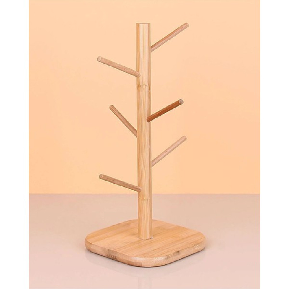 Krl Home Bambu Kupa Bardak Askısı, Kupa Standı, Kahve Fincanı Rafı 35 cm Saklama Kapları Fiyatı