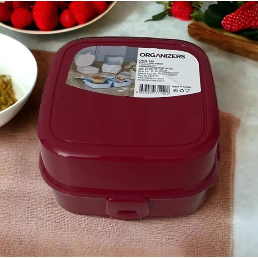 Krm Home 4 Bölmeli Beslenme Kutusu, Çocuk Kahvaltı Saklama Kabı, Öğrenci Okul Piknik Kamp Yemek Koyma Çantası Beslenme Çantası Fiyatı
