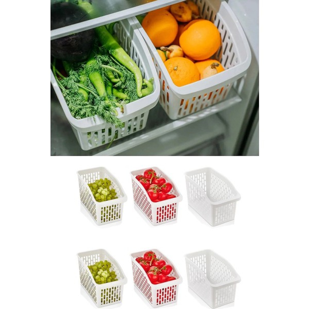 Krm Home 6 Adet Xxl Geniş Buzdolabı Düzenleyici-Dolap Içi Sepet Organizer -Banyo Düzenleyici 17x29x17 Cm Saklama Kapları Fiyatı
