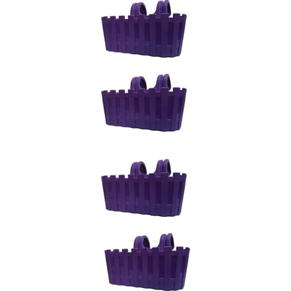 Krm Home Akasya Balkon Saksı Kolay Askı 30 cm 3 Lt 4 Adet - Mor Saksı ve Aksesuarları Fiyatı