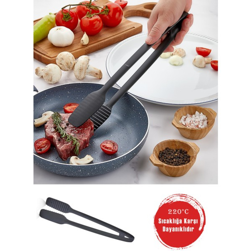 Krm Home Servis ve Izgara Barbekü Maşası Yanmaz Yapışmaz Maşa Yemek & Mutfak Masası Fiyatı
