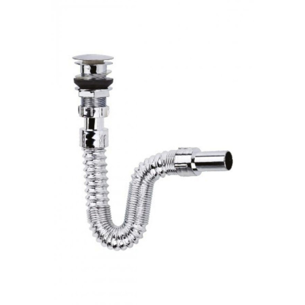 Krom Bas Stop Lavabo Sifonu Lavabo Fiyatı