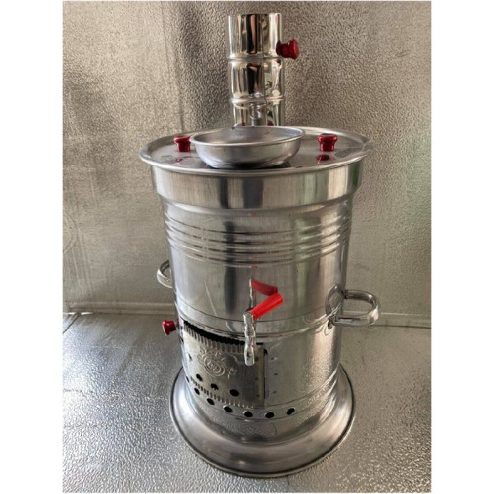 Krom Semaver Tek Musluklu 10 Litre Battal Boy - Antrasit Gri Bahçe Aksesuarı Fiyatı