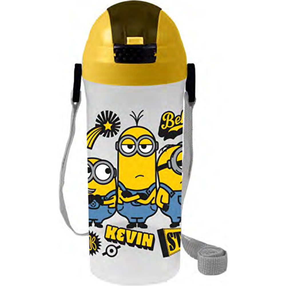 Krommet 610 cc Pipetli Askılı Okul Matarası - Bpa Free - Minion Suluk Fiyatı