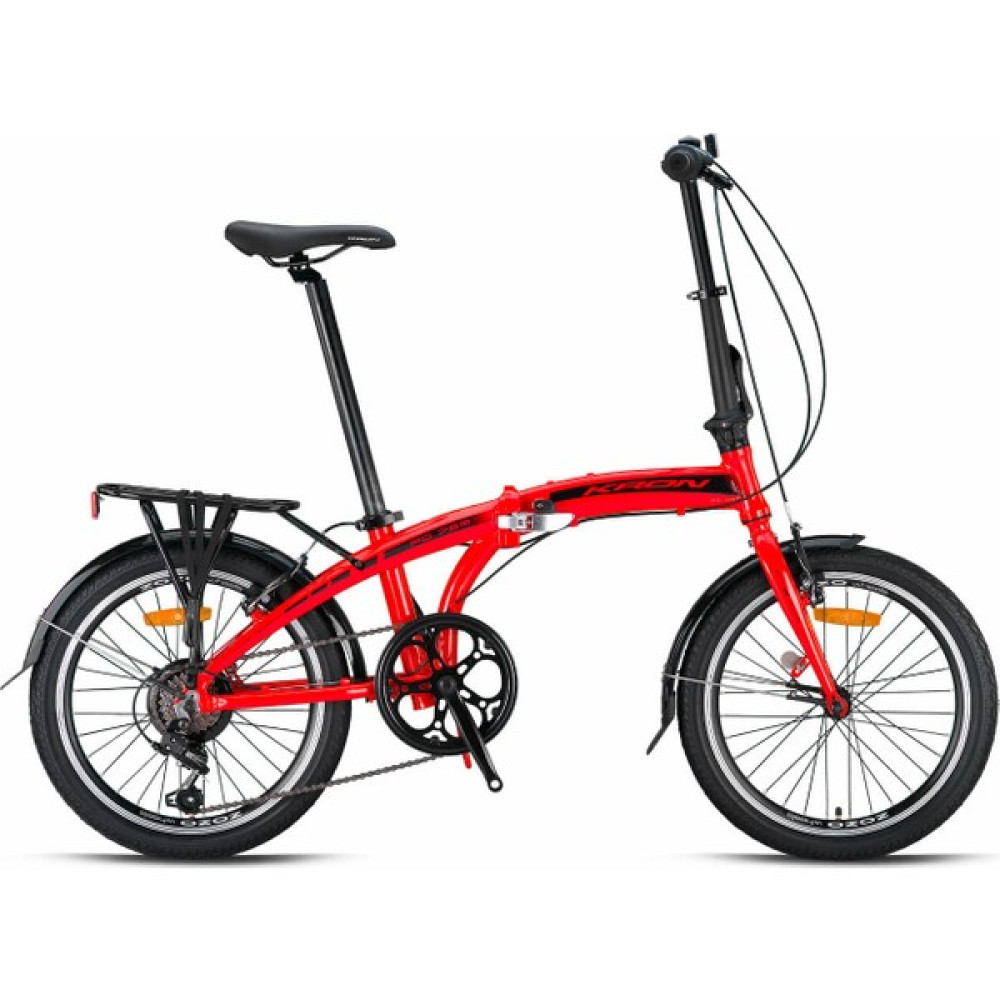 Kron Fd 750 20JANT Katlanır Bisiklet Mtb 7 Vites V.b Kırmızı-Siyah Katlanabilir Bisiklet Fiyatı